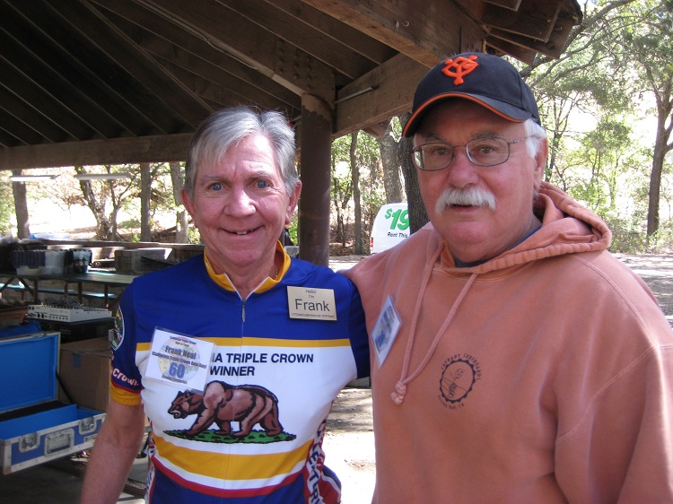 Frank and Mike Curren at the California Triple Crown Awards Breakfast in 2012