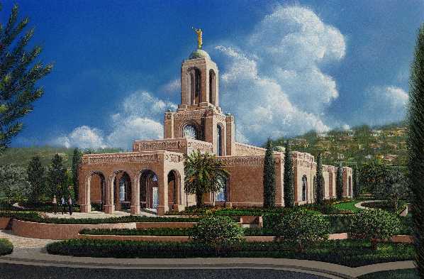 Newport Beach California Temple Artist's Rendition