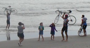 Dancing at the Atlantic Ocean