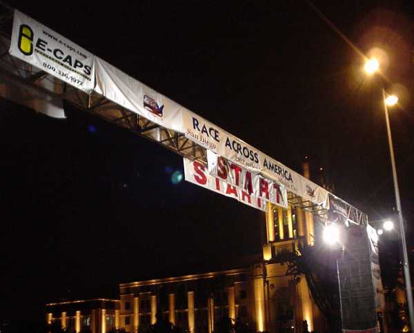 RAAM Start Line Banner was HUGE!!