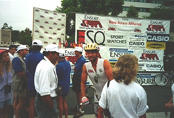 Steve Born checking in with John Marino