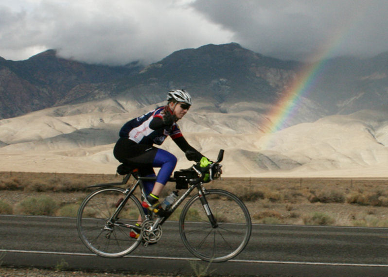 Joan Grant on the Eastern Sierra Double 2009